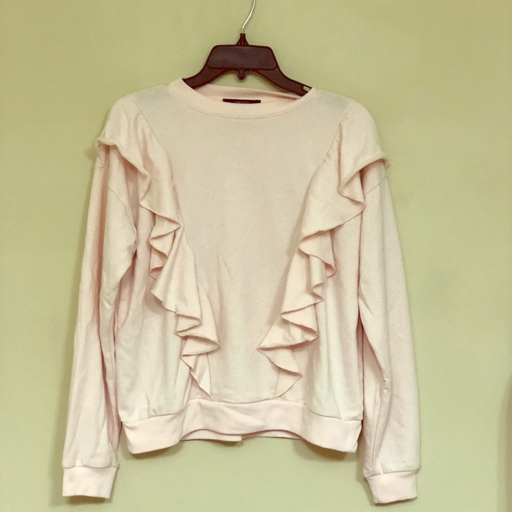 Ruffled Pink Pull-Over💕